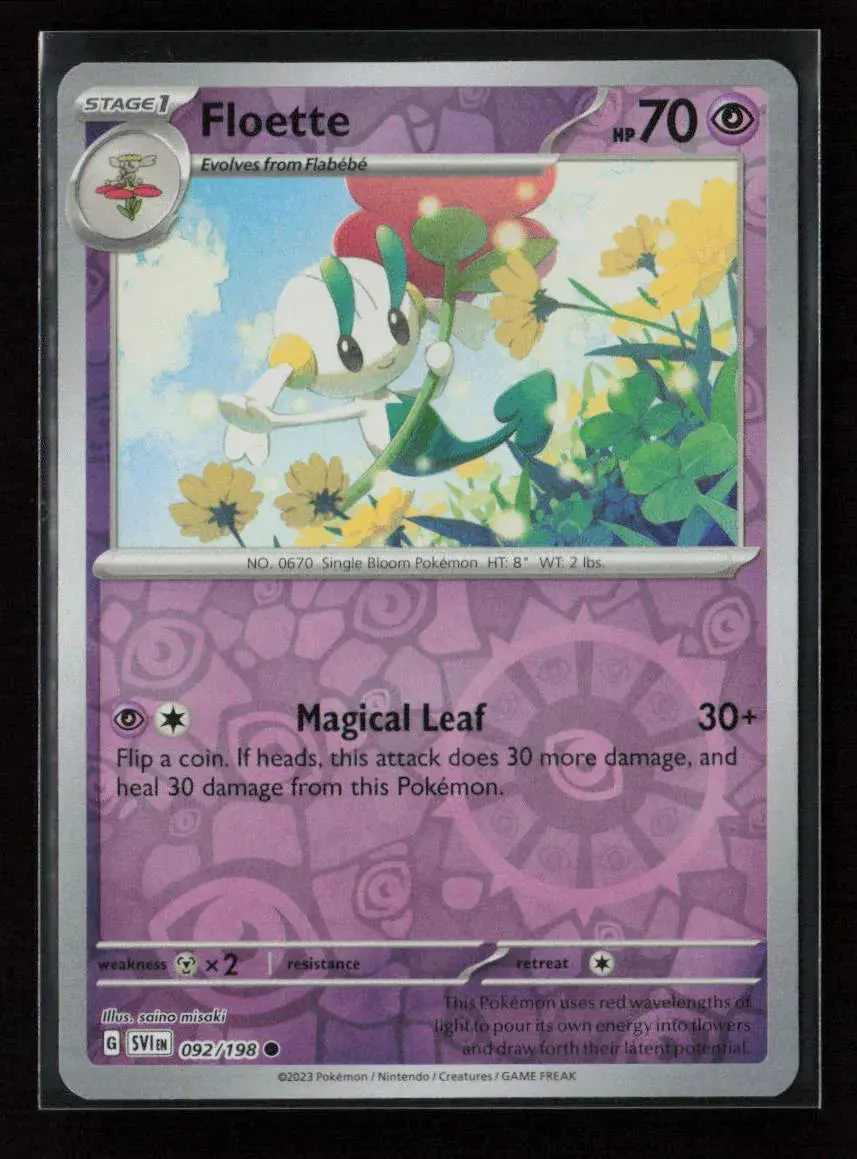 Floette Common Sv01: Scarlet & Violet Base Set 092/198 Nm 1