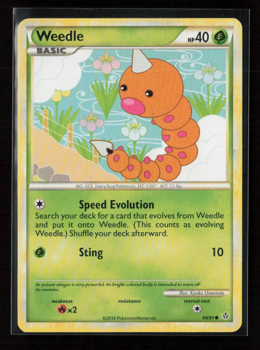 Weedle Common Unleashed 69/95 Mp 1