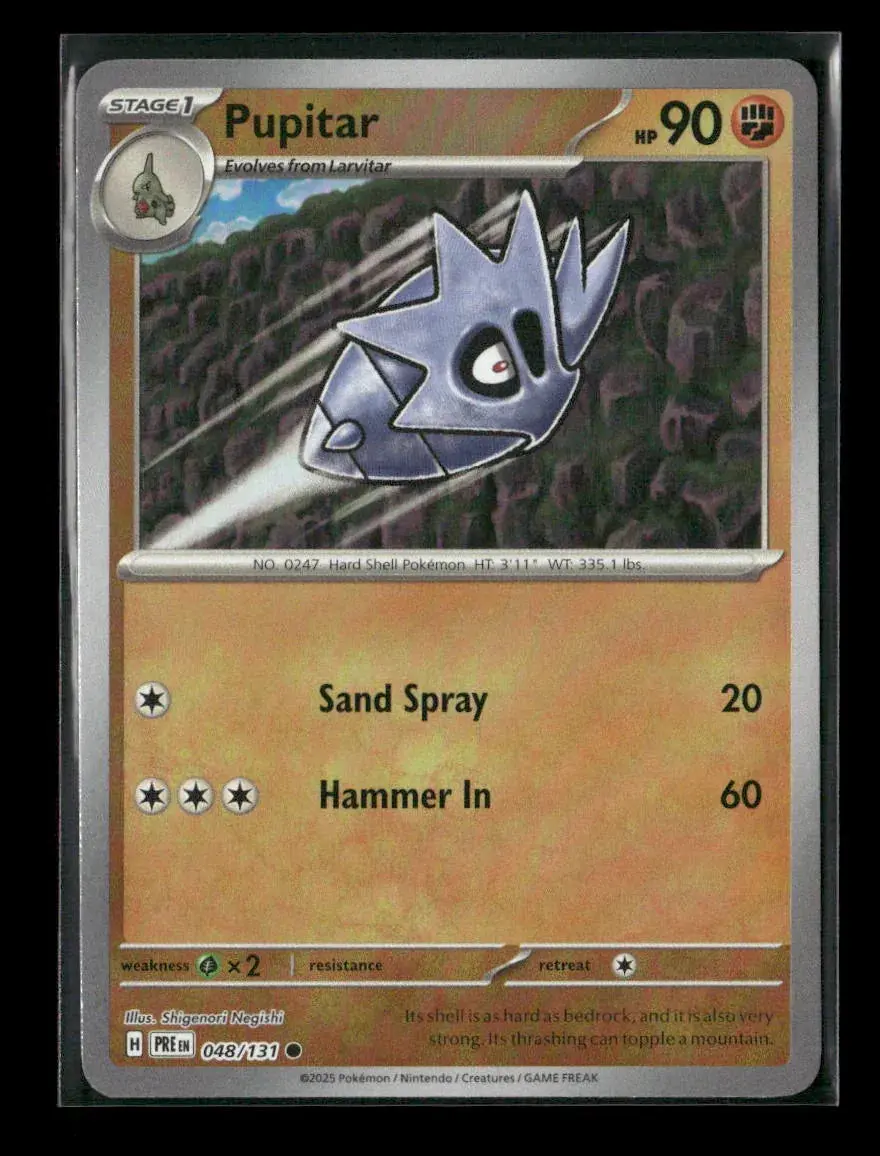 Pupitar (Poke Ball Pattern) Common Sv: Prismatic Evolutions 048/131 Nm 1