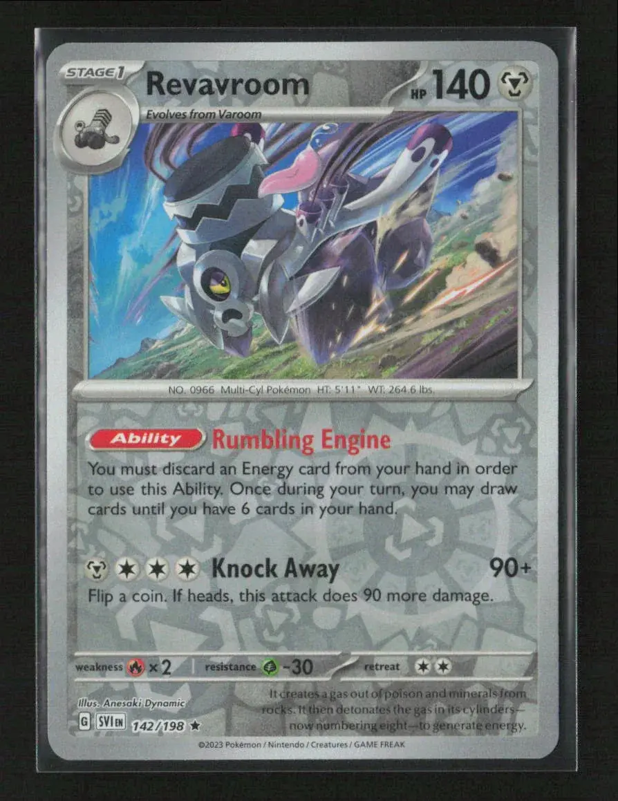 Revavroom Rare Sv01: Scarlet & Violet Base Set 142/198 Nm 1