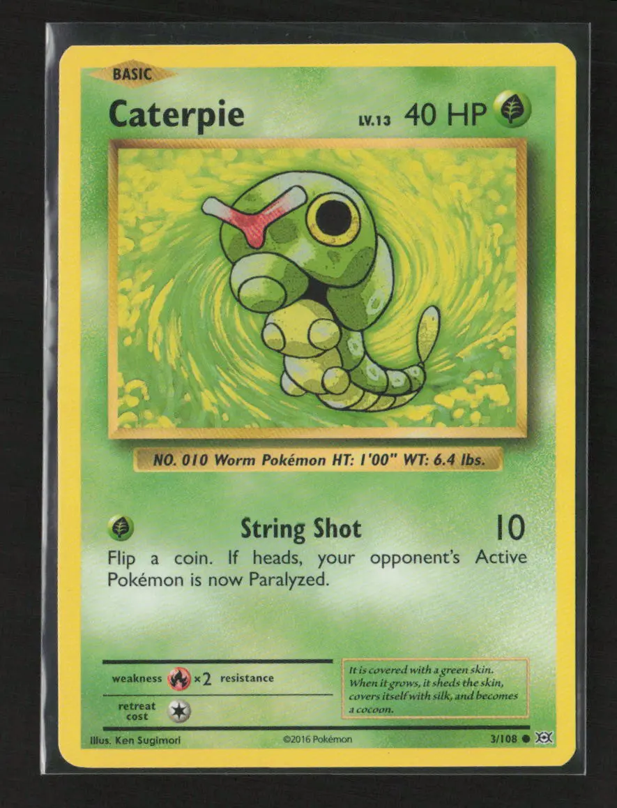 Caterpie Common Xy - Evolutions 3/108 Lp 1