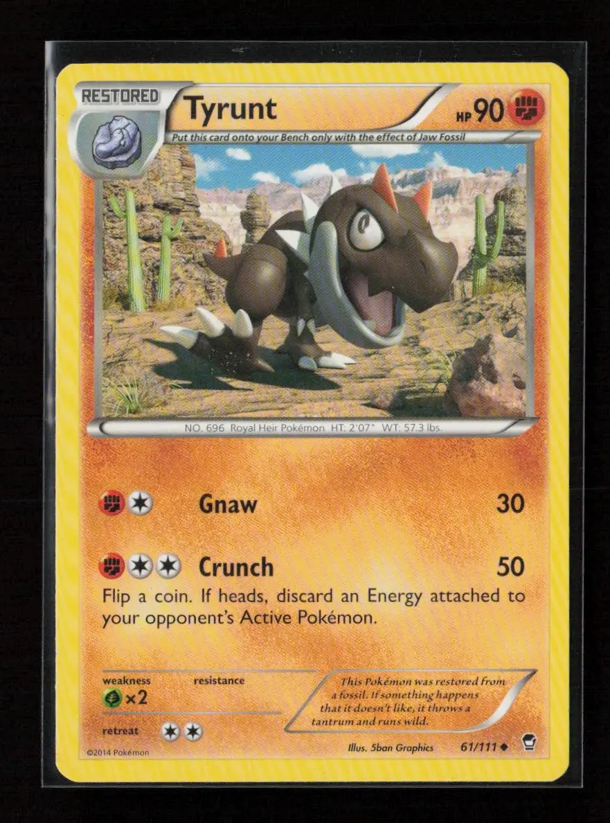 Tyrunt Uncommon Xy - Furious Fists 61/111 Lp 1