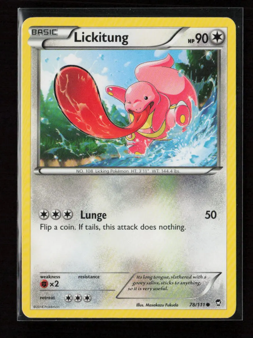 Lickitung Common Xy - Furious Fists 78/111 Mp 1