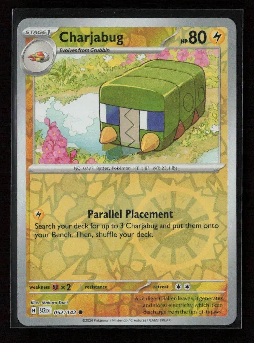 Charjabug Common Sv07: Stellar Crown 052/142 Nm 1