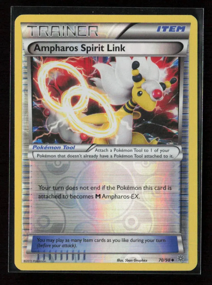 Ampharos Spirit Link Uncommon Xy - Ancient Origins 70/98 Lp 1