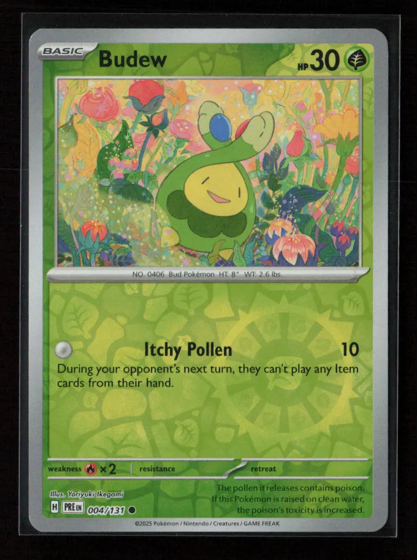 Budew Common Sv: Prismatic Evolutions 004/131 Nm 1