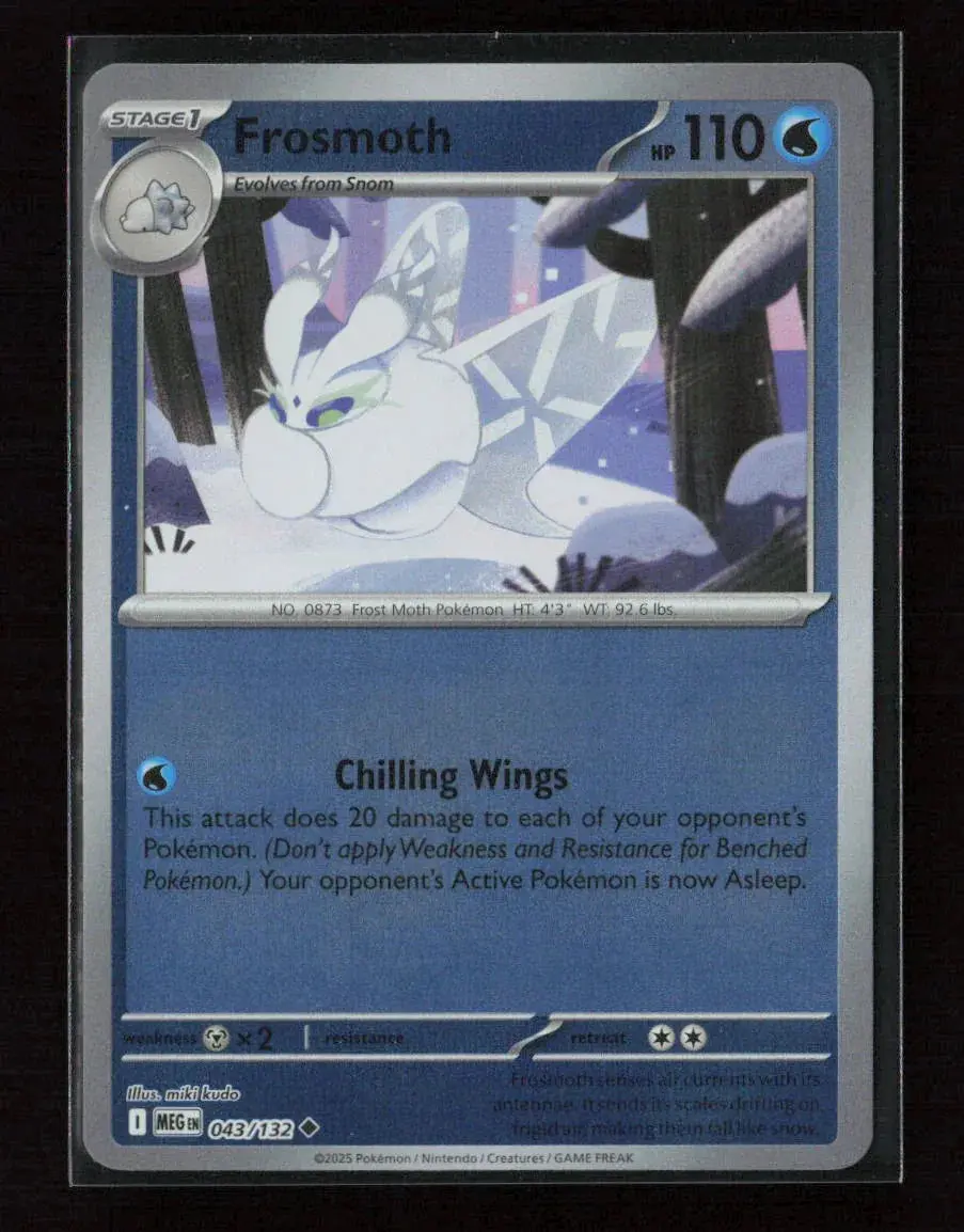 Frosmoth Uncommon Me01: Mega Evolution 043/132 Nm 1