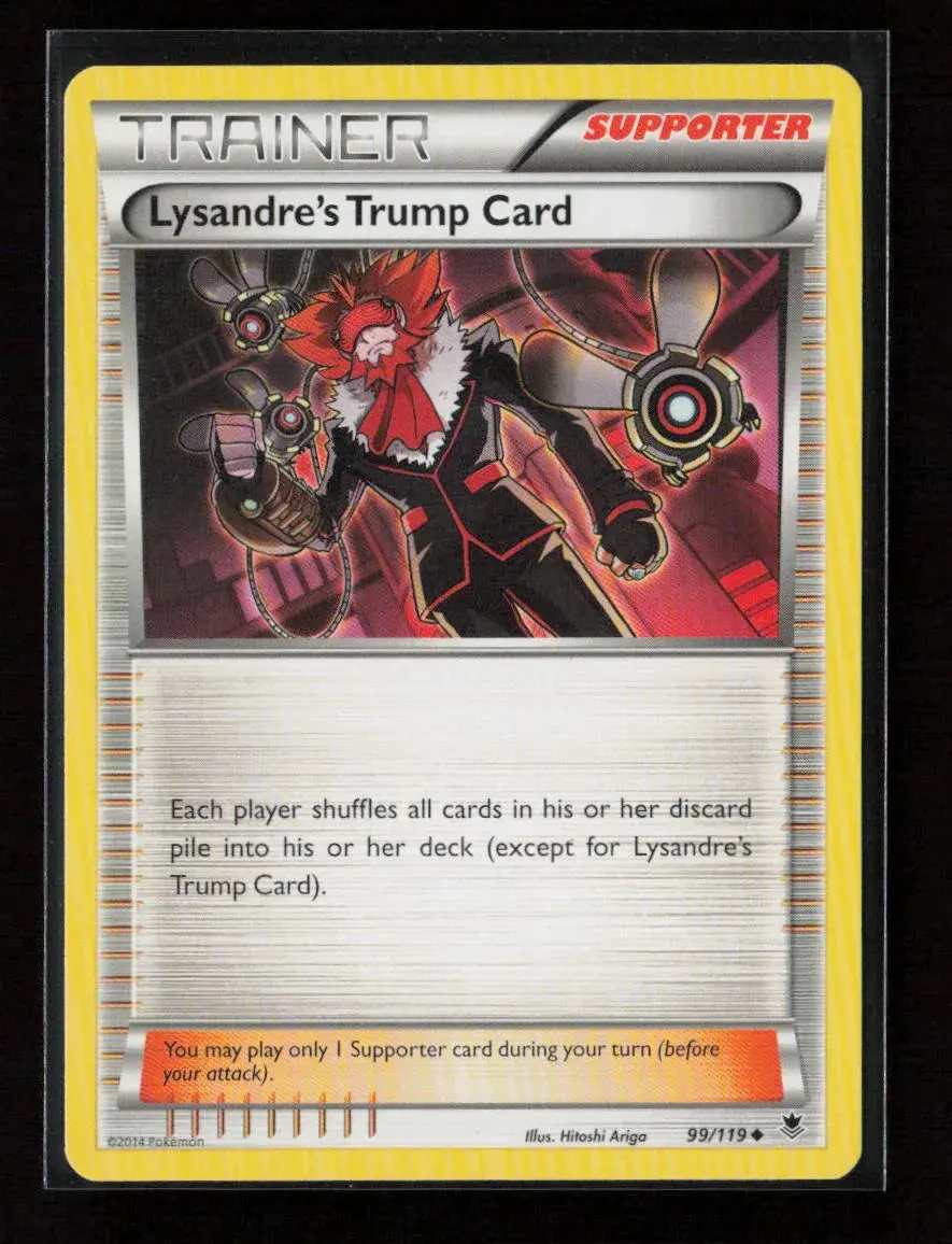 Lysandre's Trump Card Uncommon Xy - Phantom Forces 99/119 Lp 1
