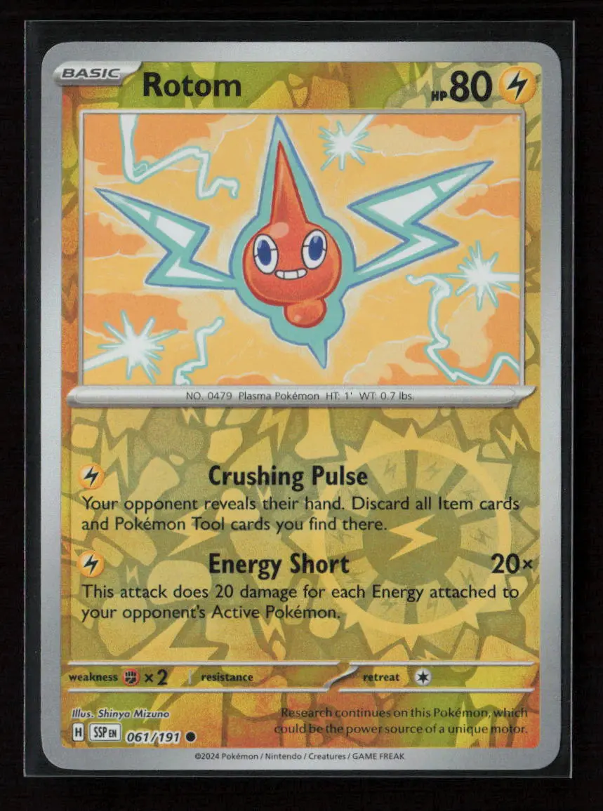 Rotom Common Sv08: Surging Sparks 061/191 Nm 1