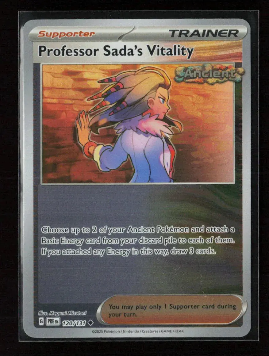 Professor Sada's Vitality Uncommon Sv: Prismatic Evolutions 120/131 Nm 1