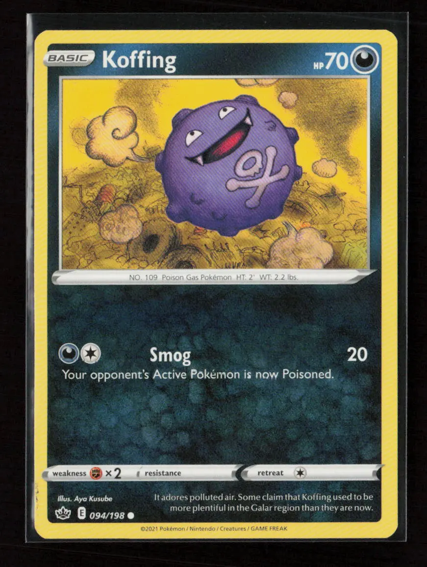 Koffing Common Swsh06: Chilling Reign 094/198 Lp 1