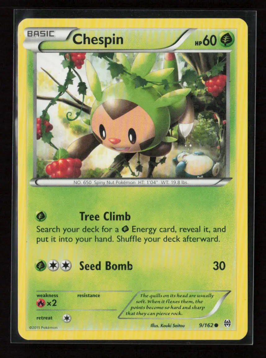 Chespin (9) Common Xy - Breakthrough 9/162 Mp 1