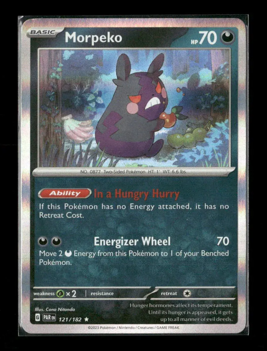 Morpeko - Rare Sv04: Paradox Rift 121/182 Lp 1