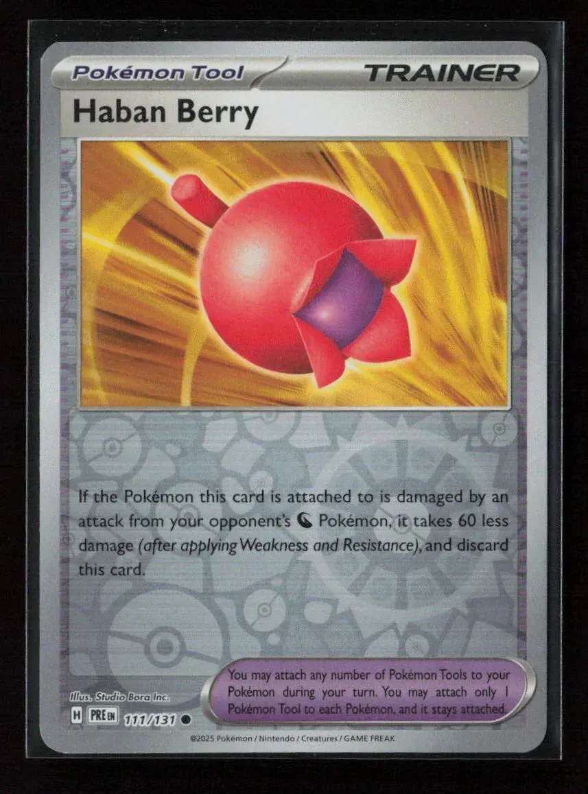 Haban Berry Common Sv: Prismatic Evolutions 111/131 Nm 1
