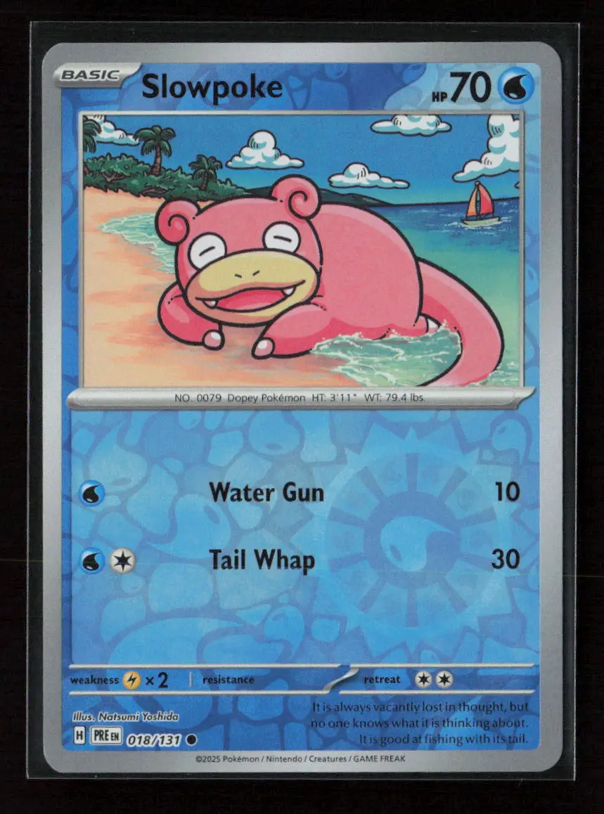 Slowpoke Common Sv: Prismatic Evolutions 018/131 Nm 1