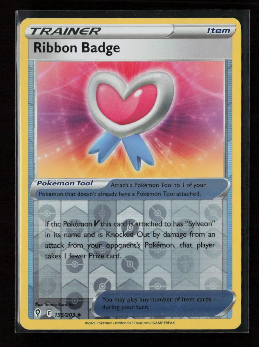 Ribbon Badge Uncommon Swsh07: Evolving Skies 155/203 Nm 1