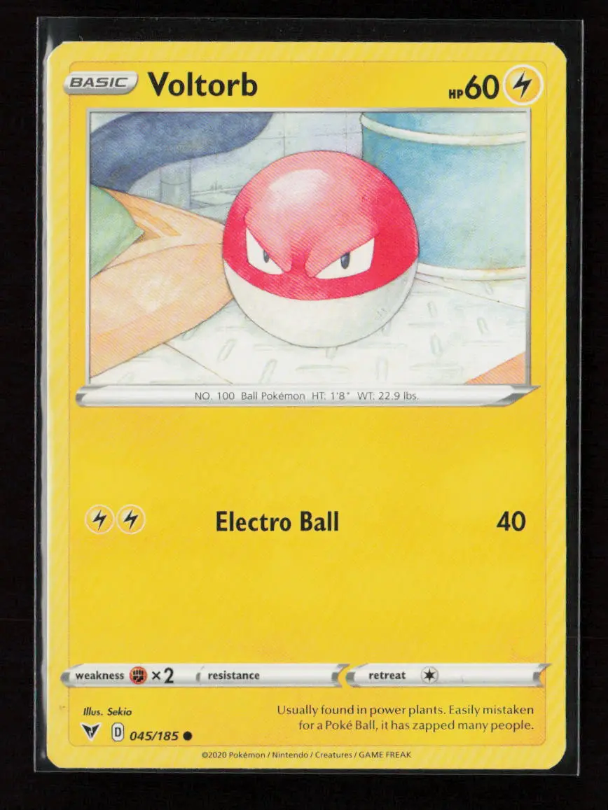 Voltorb Common Swsh04: Vivid Voltage 045/185 Lp 1