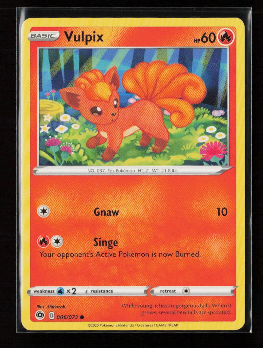 Vulpix Common Champion's Path 06/73 Lp 1