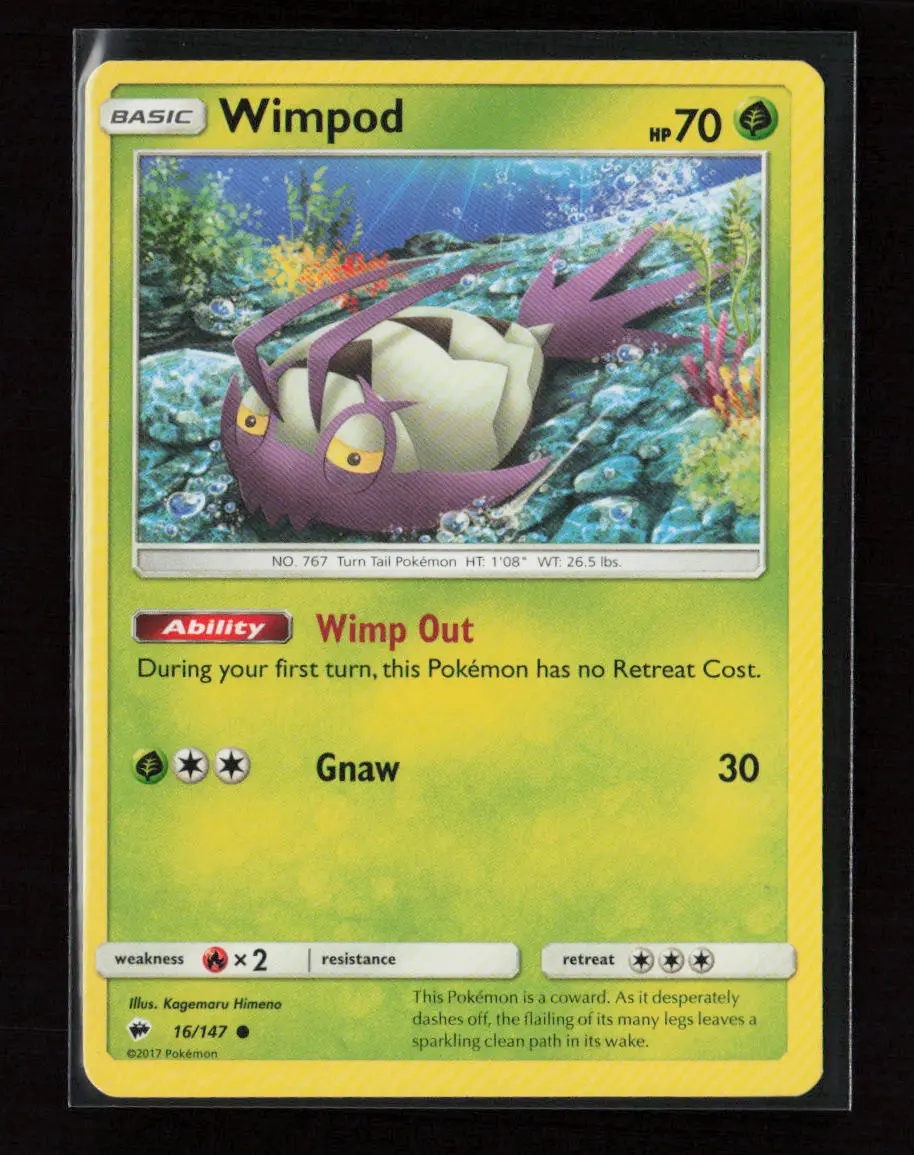 Wimpod Common Sm - Burning Shadows 16/147 Lp 1