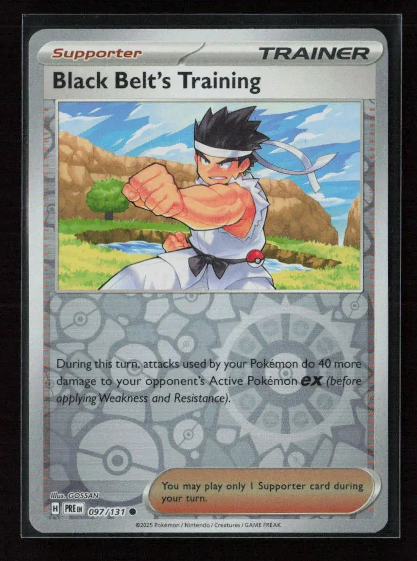 Black Belt's Training - Common Sv: Prismatic Evolutions 097/131 Nm 1