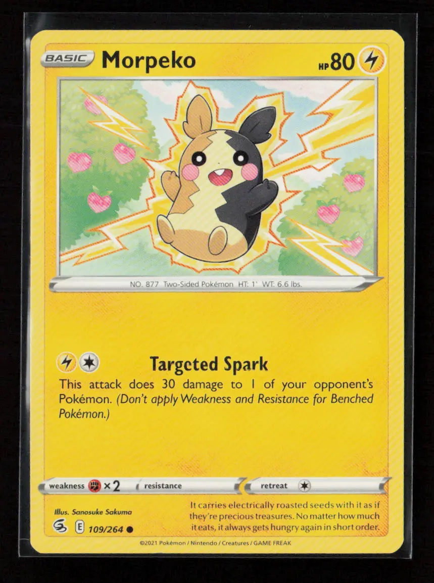 Morpeko (109) Common Swsh08: Fusion Strike 109/264 Lp 1