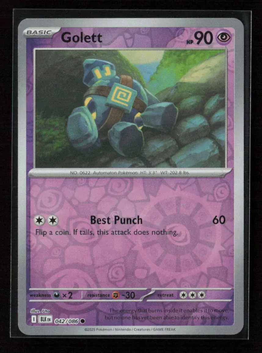 Golett Common Sv: Black Bolt 042/086 Nm 1
