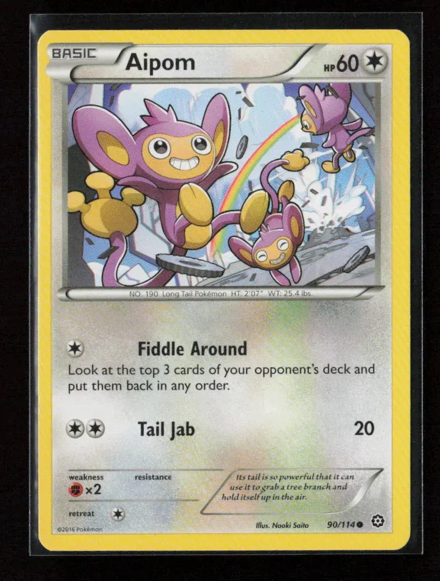 Aipom Common Xy - Steam Siege 90/114 Nm 1