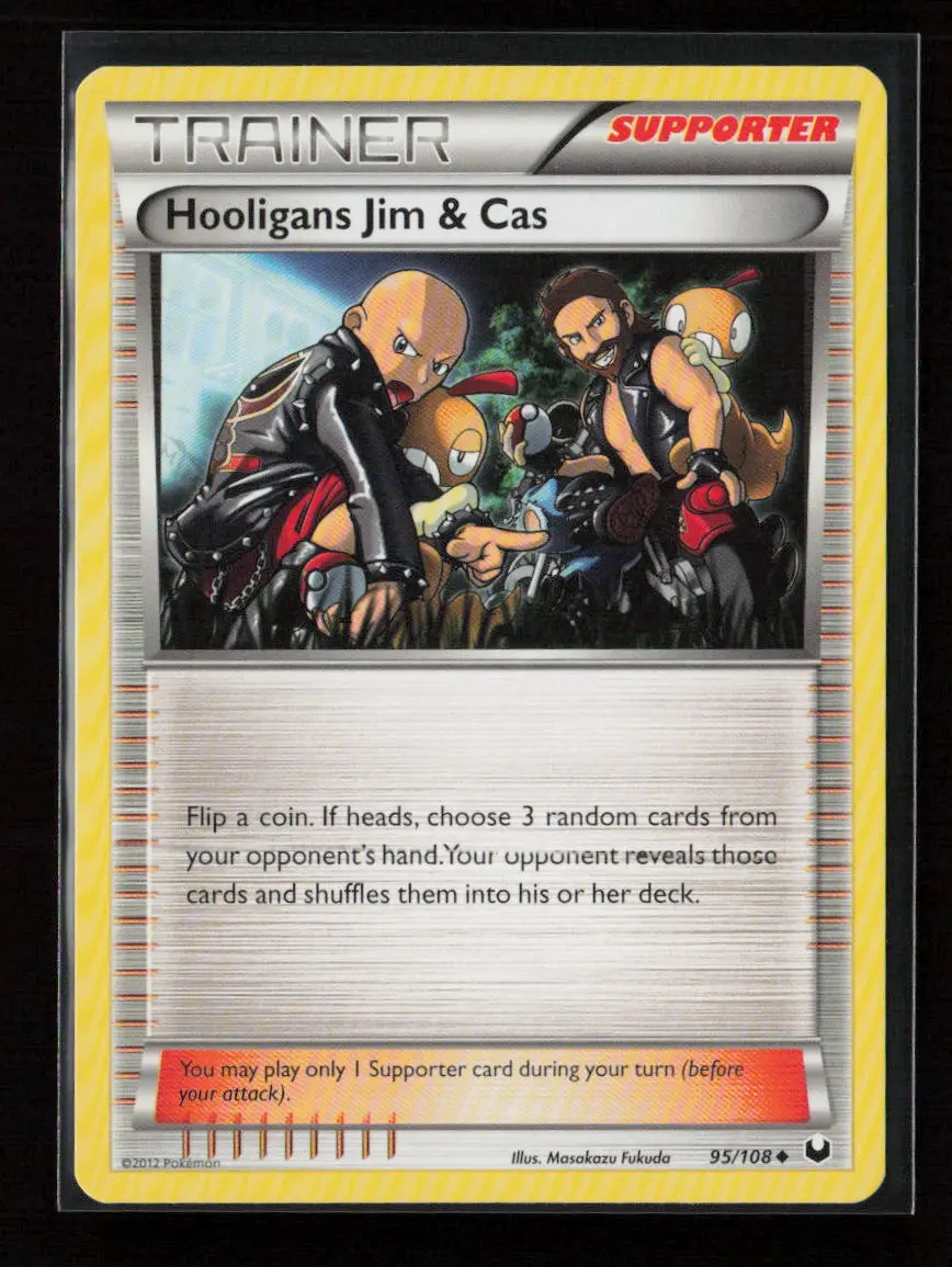 Hooligans Jim & Cas Uncommon Dark Explorers 95/108 Nm 1