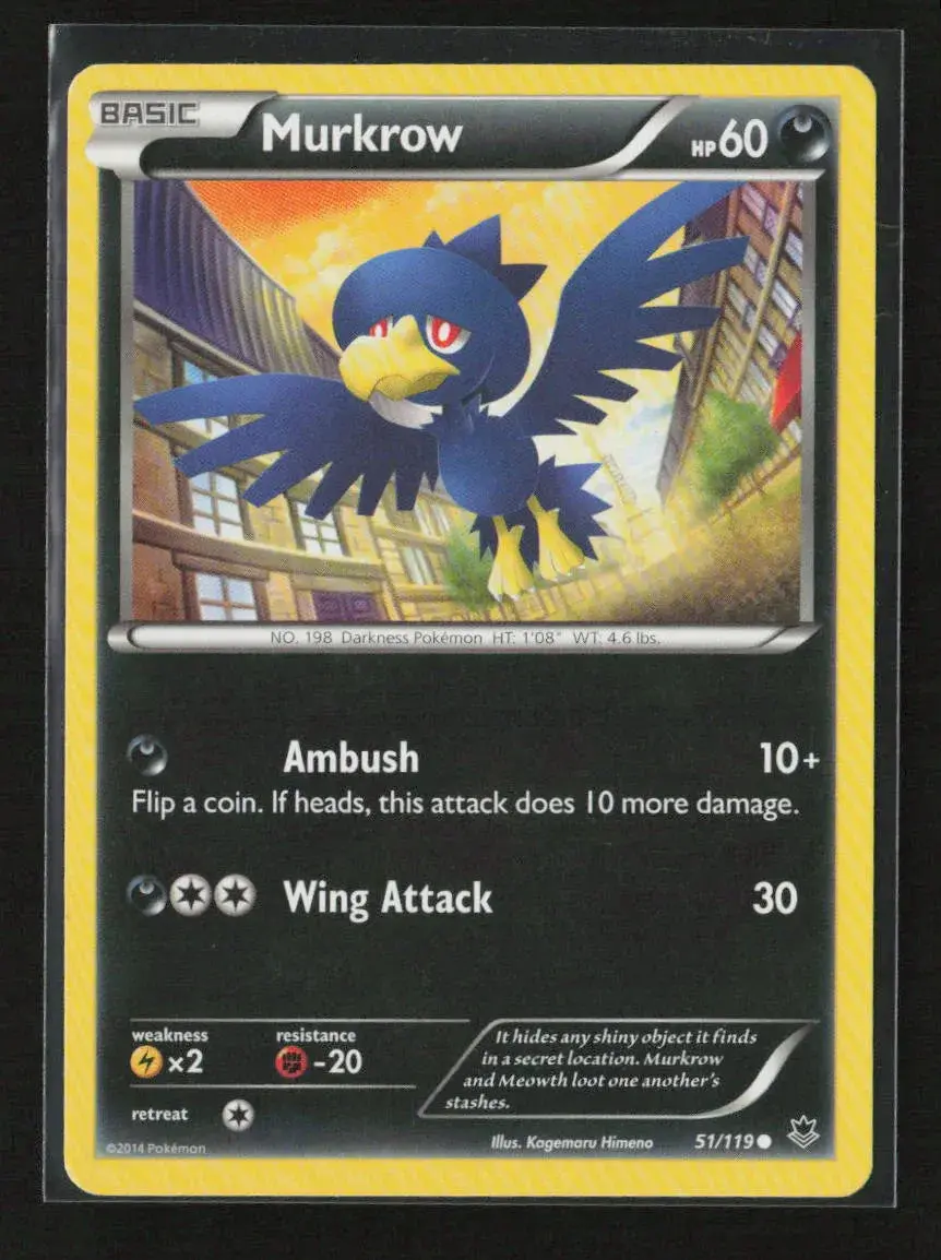 Murkrow Common Xy - Phantom Forces 51/119 Mp 1
