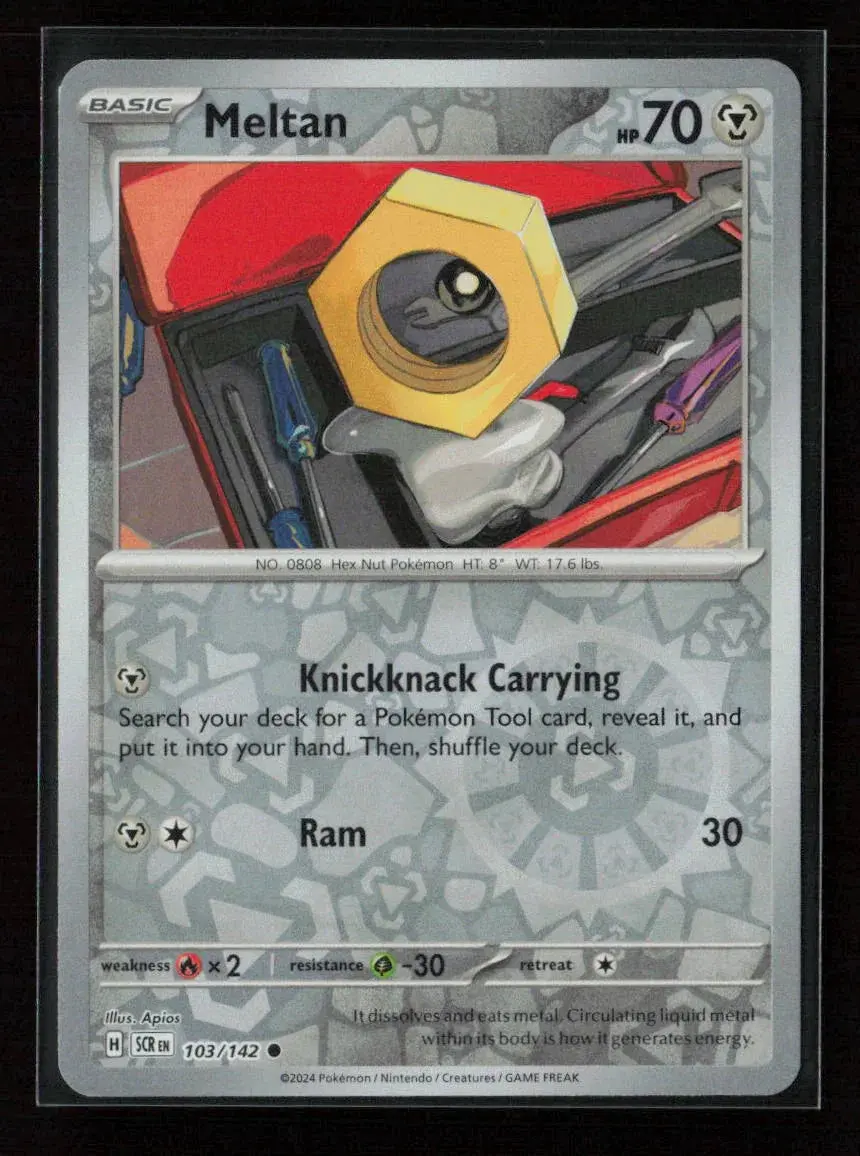 Meltan - Common Sv07: Stellar Crown 103/142 Nm 1
