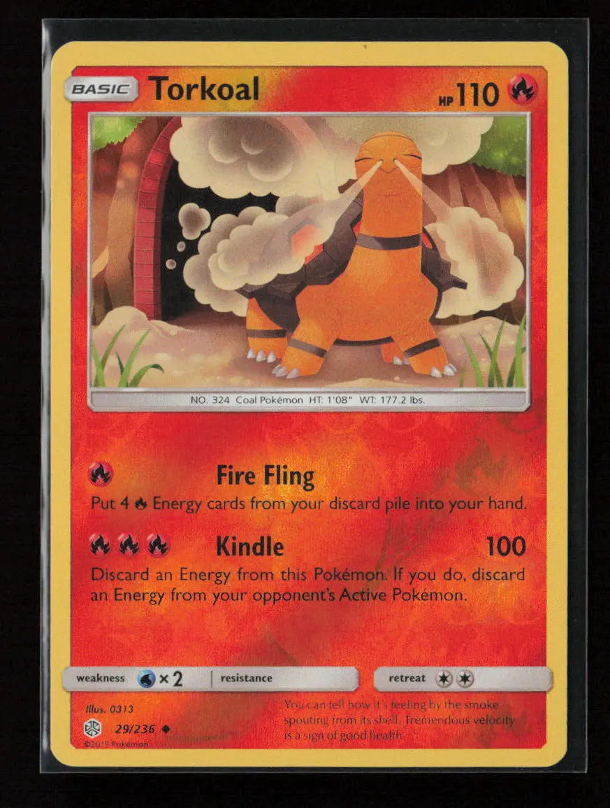Torkoal Uncommon Sm - Cosmic Eclipse 29/236 Nm 1