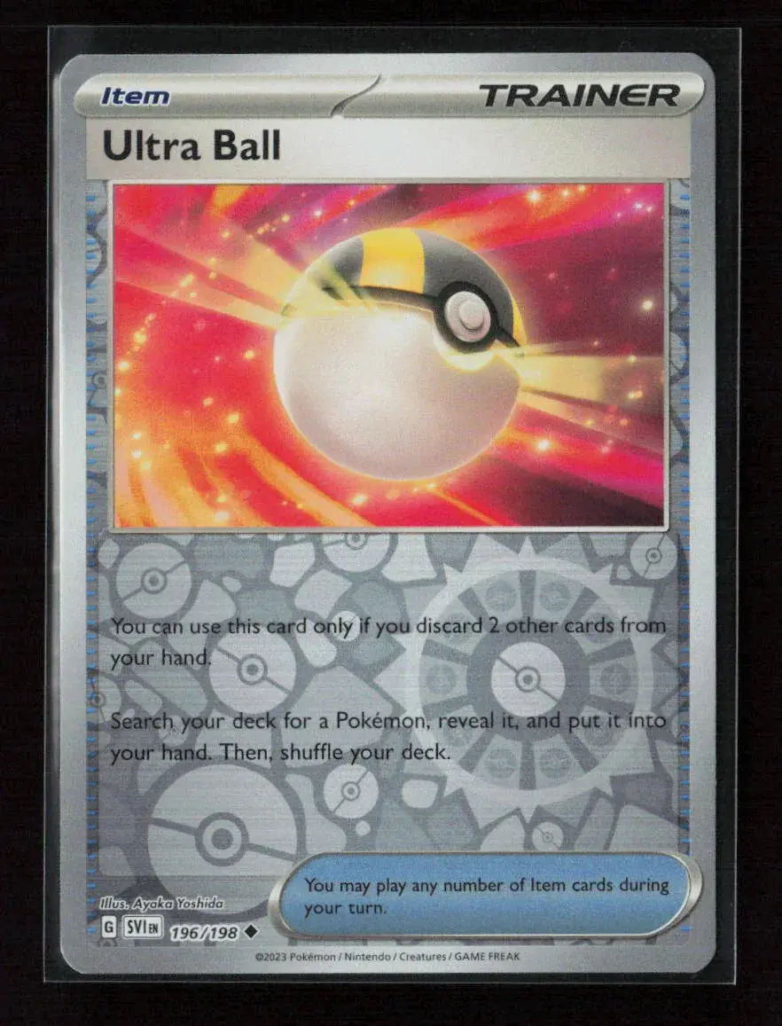 Ultra Ball Uncommon Sv01: Scarlet & Violet Base Set 196/198 Nm 1