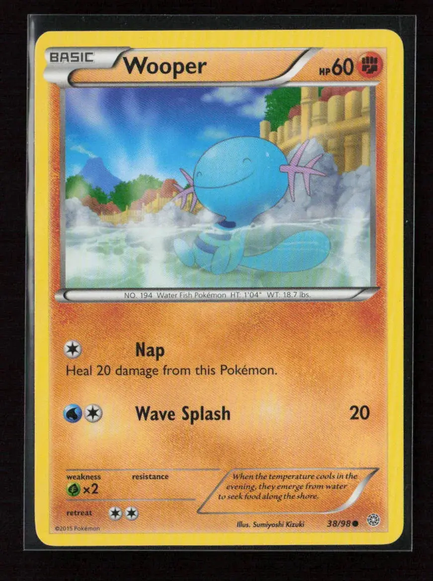 Wooper Common Xy - Ancient Origins 38/98 Lp 1