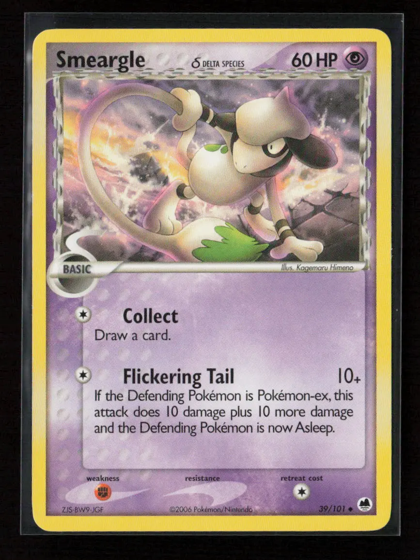 Smeargle (Delta Species) Uncommon Dragon Frontiers 39/101 Lp 1