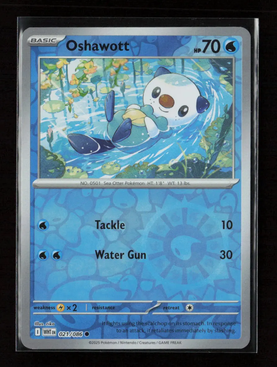 Oshawott Common Sv: White Flare 021/086 Nm 1