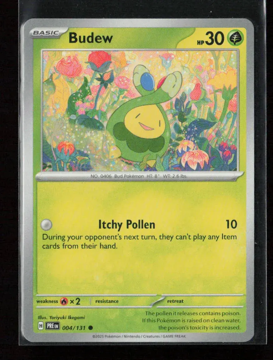 Budew Common Sv: Prismatic Evolutions 004/131 Nm 1