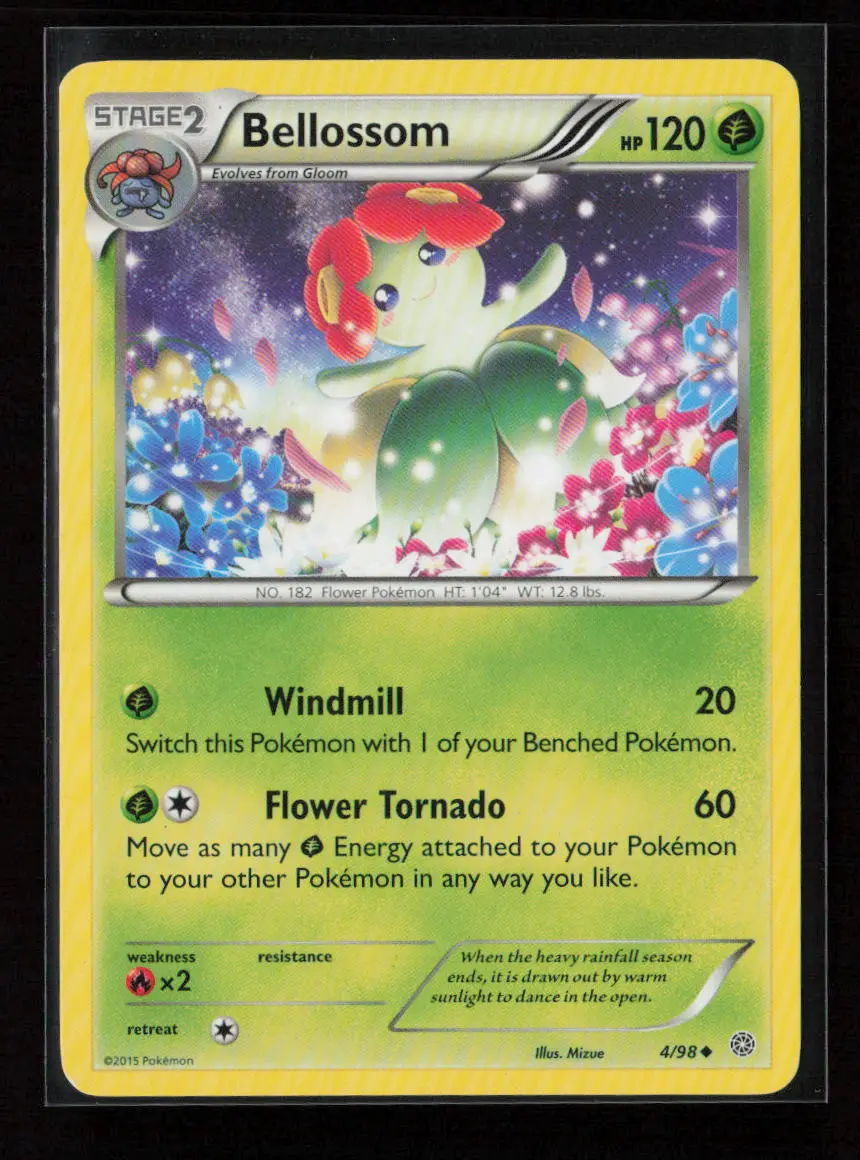 Bellossom Uncommon Xy - Ancient Origins 4/98 Mp 1