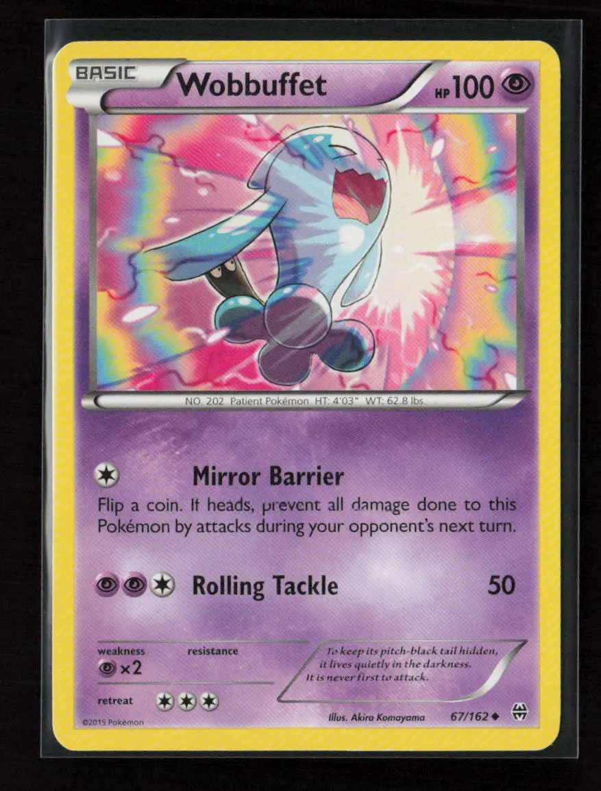 Wobbuffet Uncommon Xy - Breakthrough 67/162 Lp 1