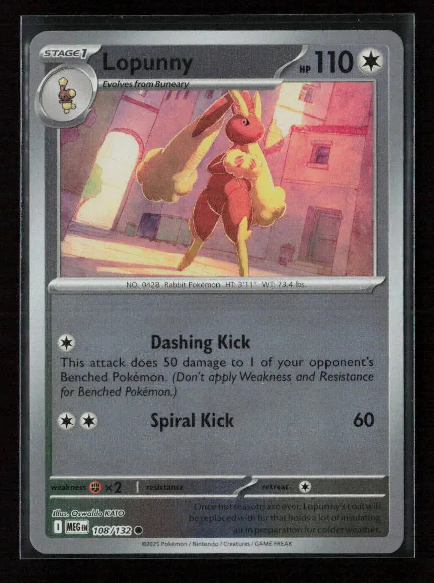 Lopunny Common Me01: Mega Evolution 108/132 Nm 1