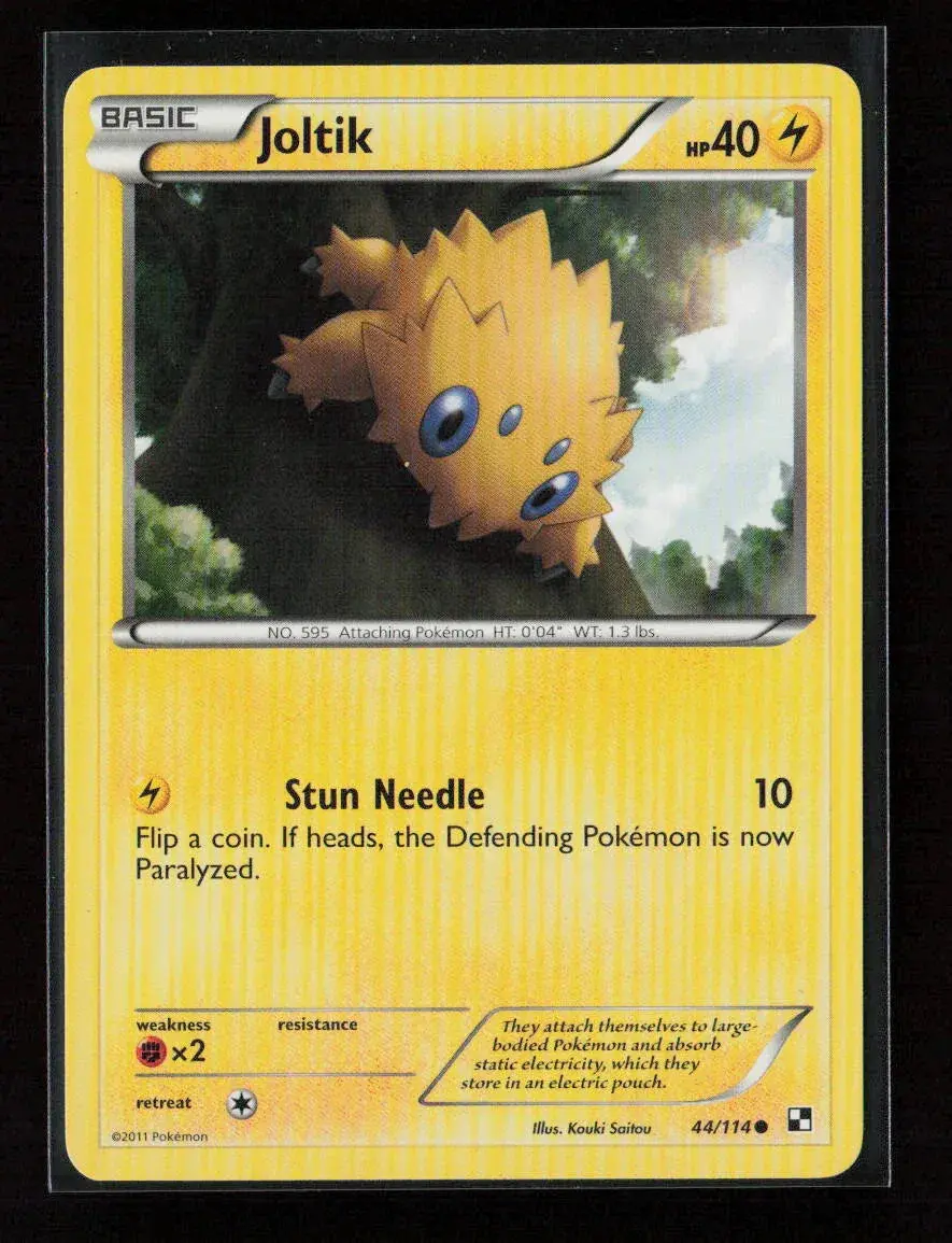 Joltik (44) Common Black And White 44/114 Lp 1