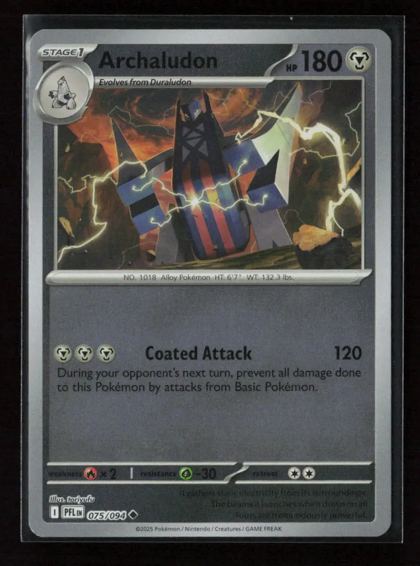 Archaludon Uncommon Me02: Phantasmal Flames 075/094 Nm 1