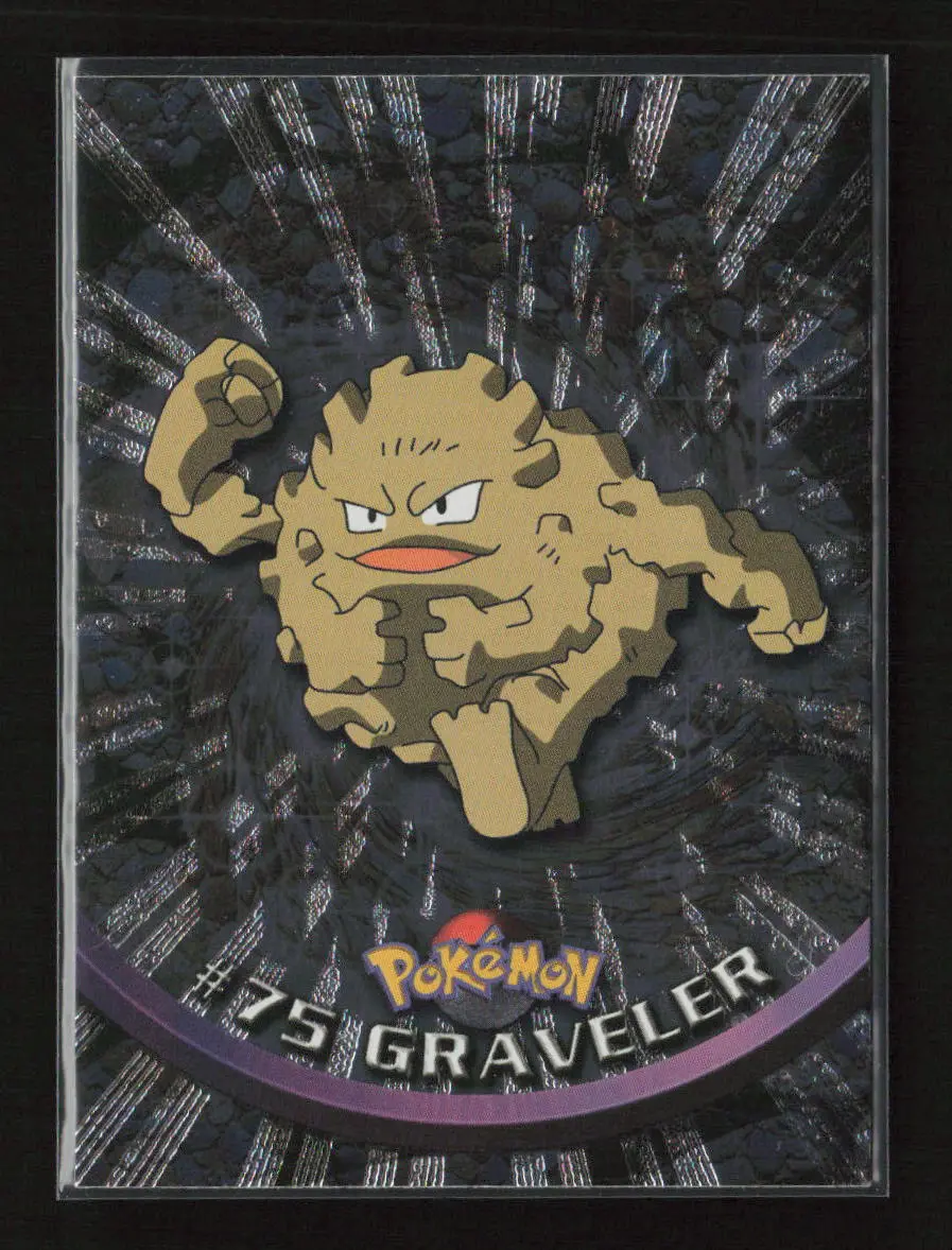 Graveler Pokemon 1999 Topps Tv 75 Nm 1