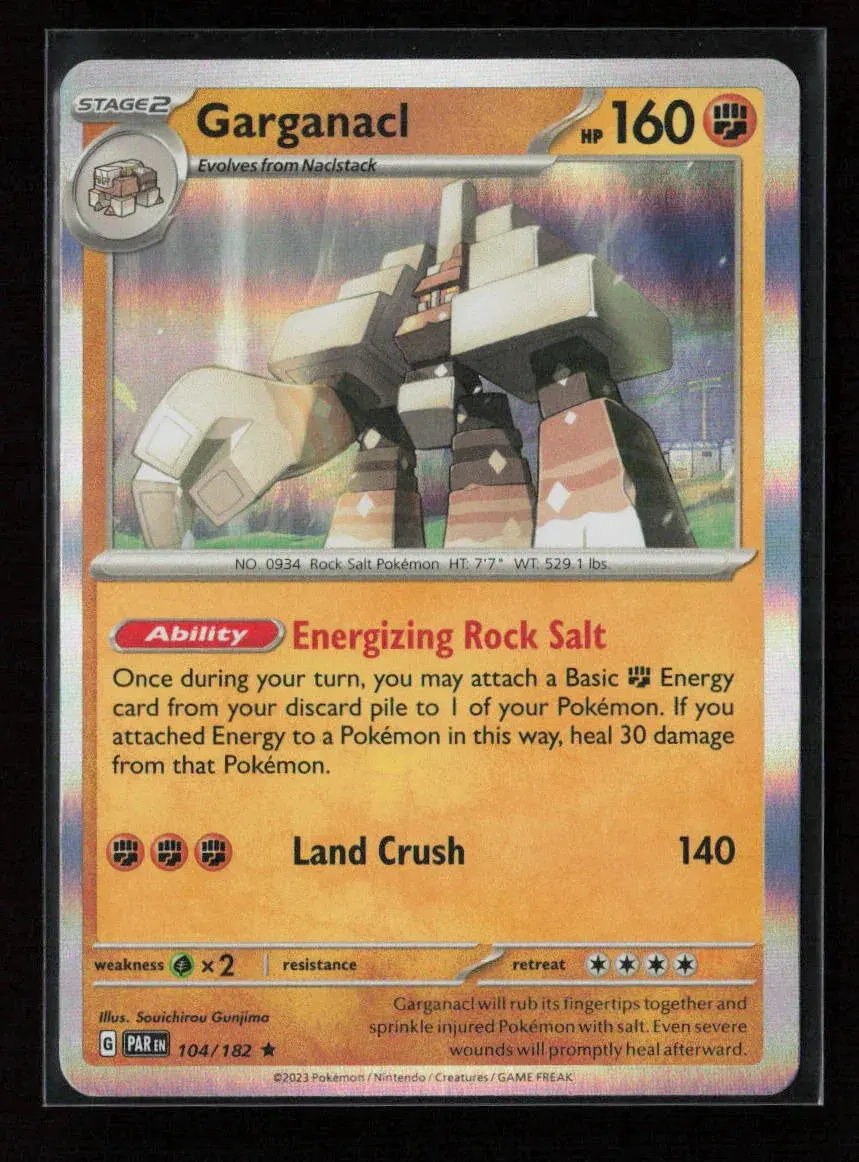 Garganacl - Rare Sv04: Paradox Rift 104/182 Nm 1