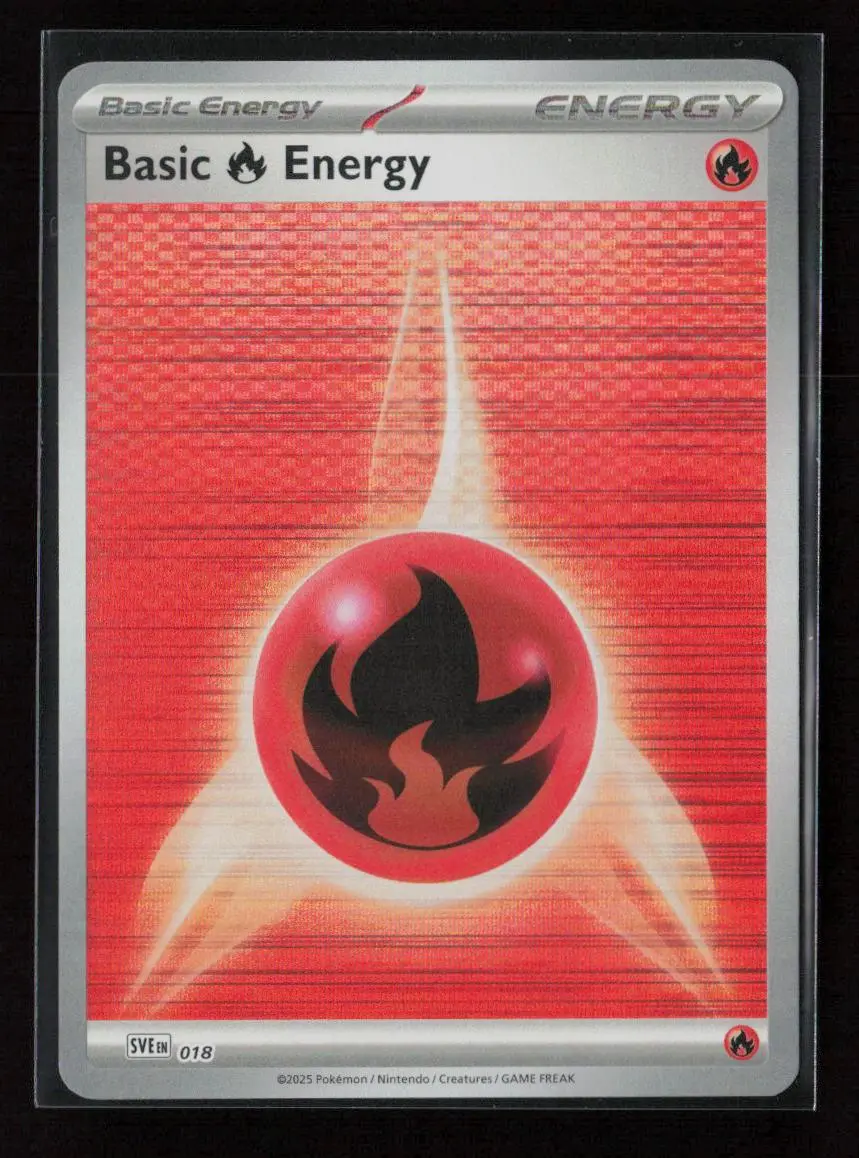 Basic Fire Energy - Common Sve: Scarlet & Violet Energies 018 Nm 1