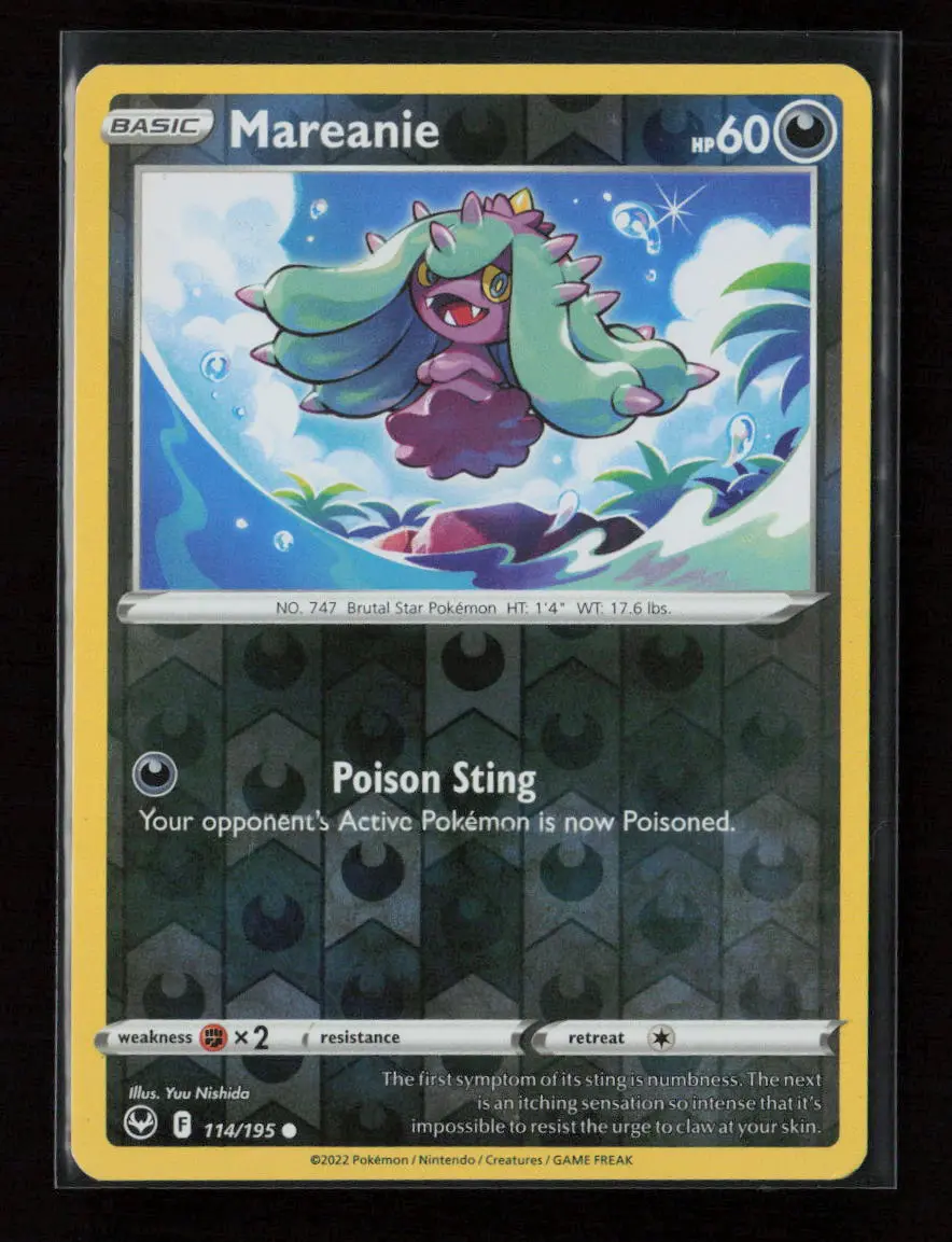 Mareanie Common Swsh12: Silver Tempest 114/195 Lp 1
