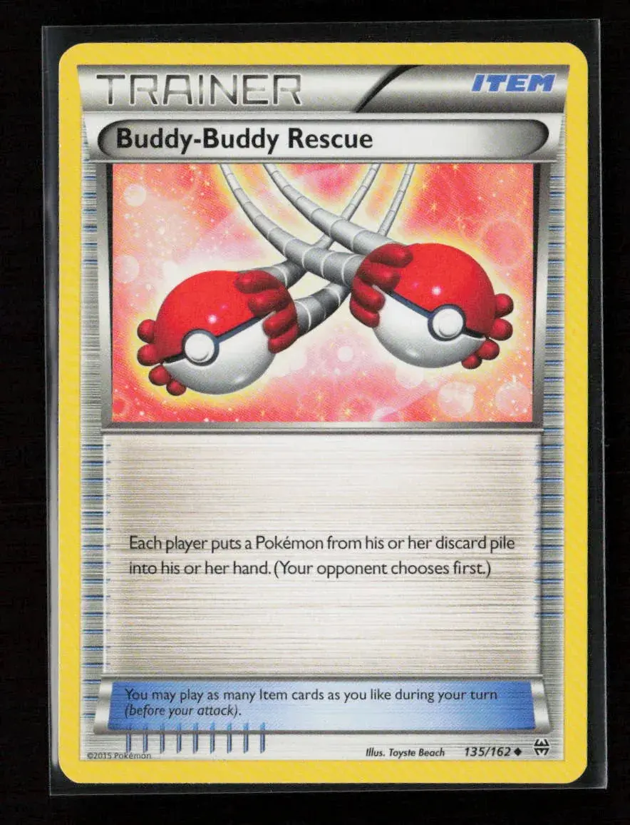 Buddy-Buddy Rescue Uncommon Xy - Breakthrough 135/162 Lp 1