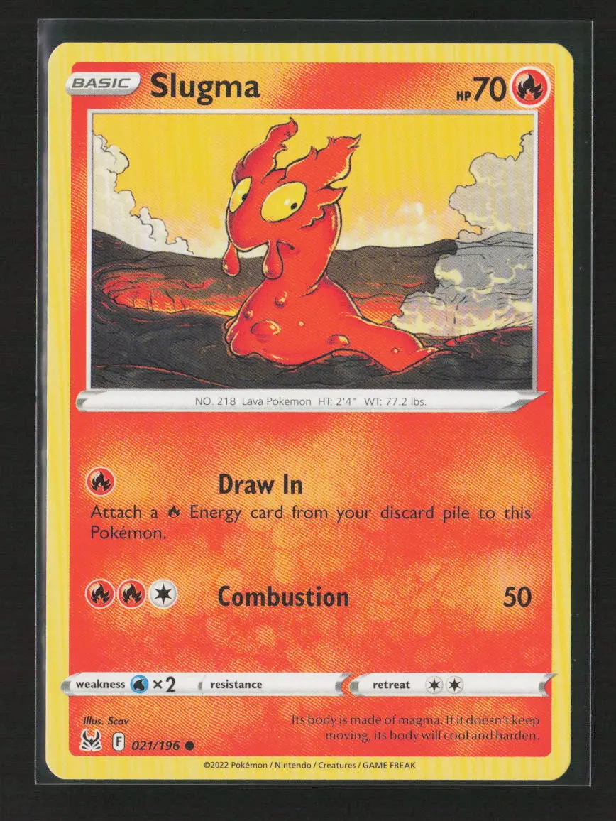 Slugma Common Swsh11: Lost Origin 021/196 Nm 1