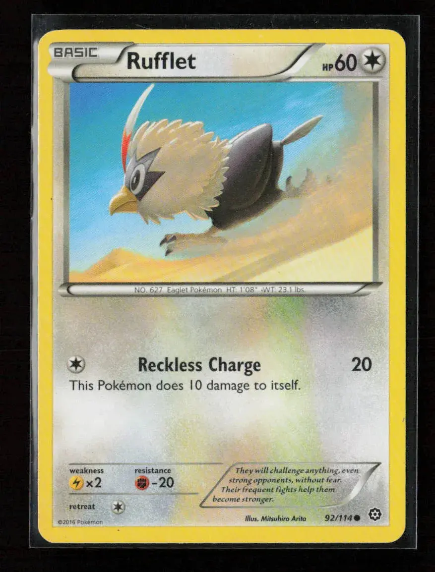 Rufflet Common Xy - Steam Siege 92/114 Lp 1