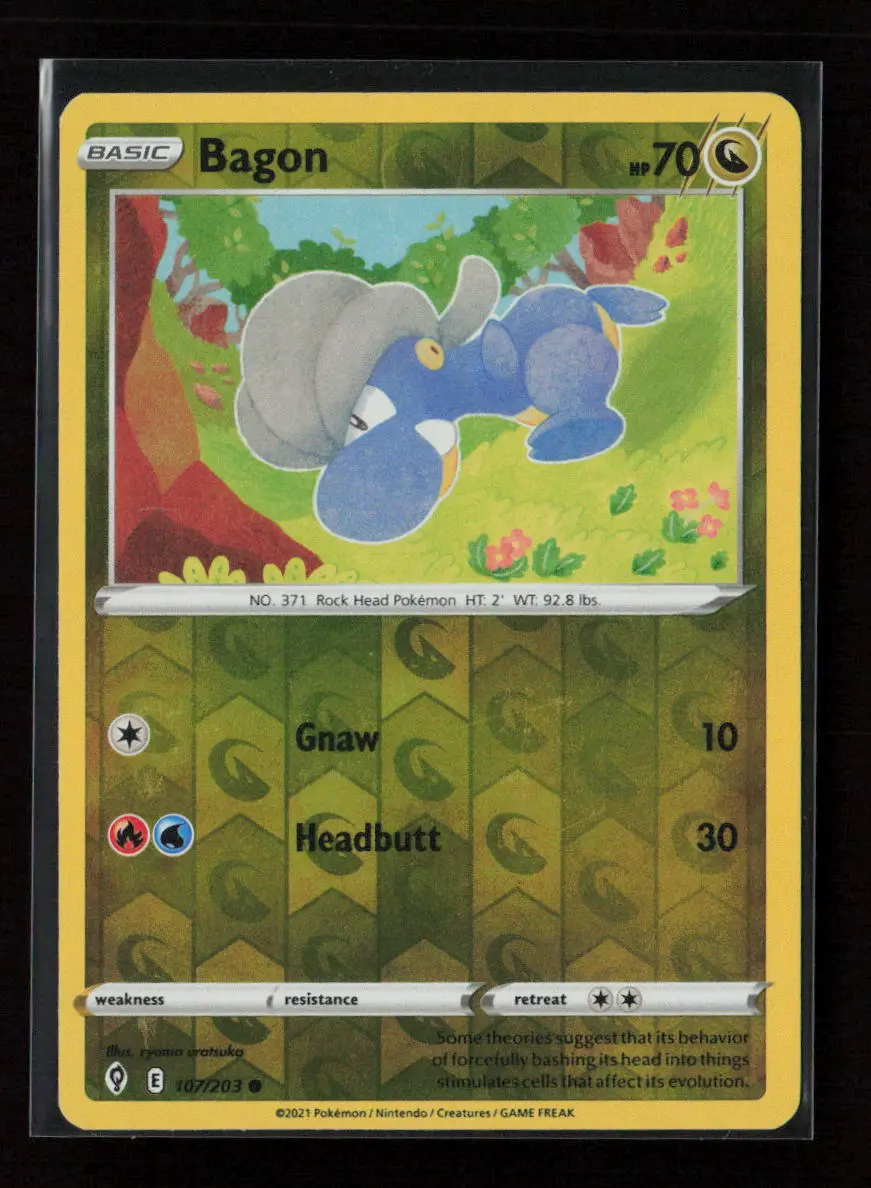 Bagon Common Swsh07: Evolving Skies 107/203 Nm 1