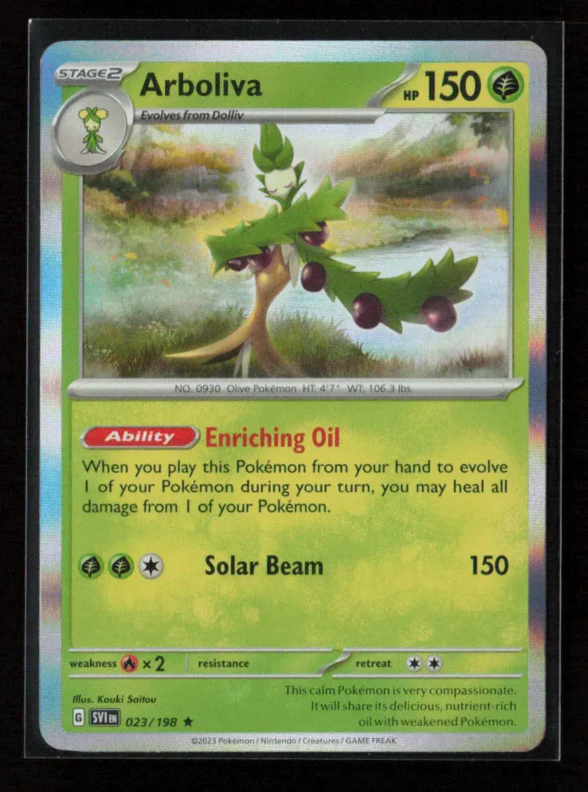 Arboliva Rare Sv01: Scarlet & Violet Base Set 023/198 Nm 1